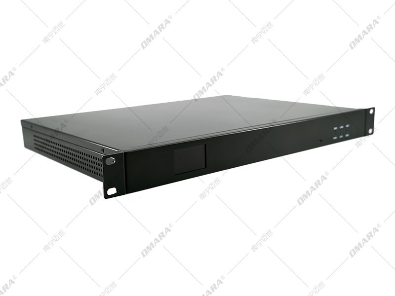 1U帶屏機房環境監控一體化主機A6-X600正側面圖